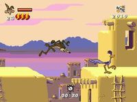 une photo d'Ã©cran de Desert Demolition sur Sega Megadrive